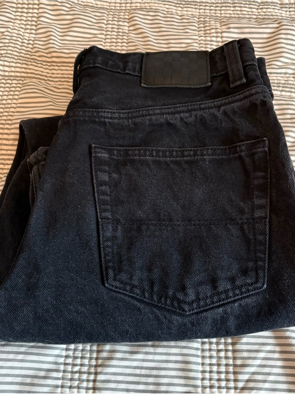 VANs Mens Black Jeans - Loose Fit 32x30 EUC